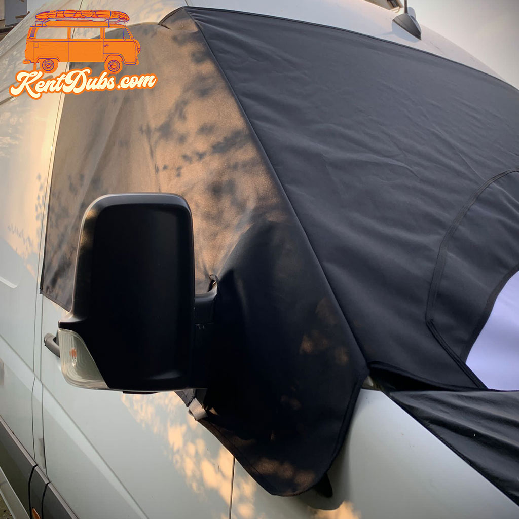 Insulated Windscreen Cover Peugeot Cab - Black